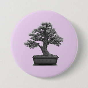 bonsai boom ronde button 7,6 cm