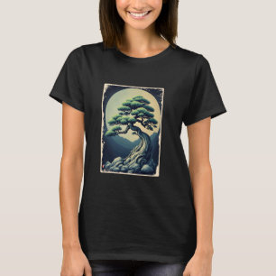 Bonsai Boom Thee Japanse Tuinieren Japan Botanisch T-shirt