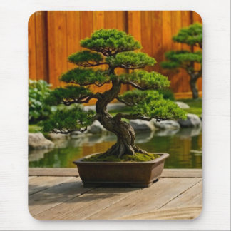 Bonsai Boom van de Draak van Balans Muismat