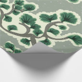 bonsai-boompatroon cadeaupapier (Hoek)