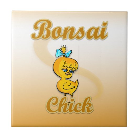 Bonsai Chick Tegeltje (Voorkant)