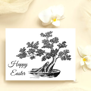 Bonsai - Chinese stijl - zwart-wit Briefkaart