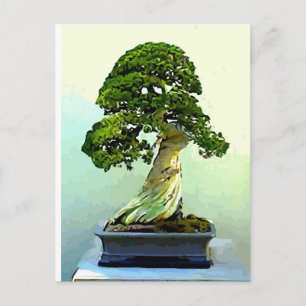 Bonsai Cypress-boom Briefkaart