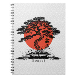 Bonsai Japans Kanji gepersonaliseerd Notitieboek
