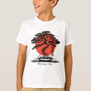 Bonsai Japans Kanji Miyagi Do gepersonaliseerd T-shirt
