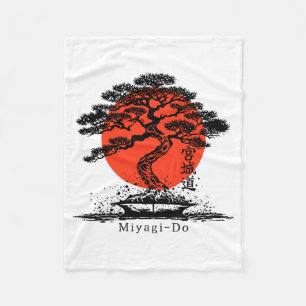 Bonsai Japanse Kanji Miyagi Do Gepersonaliseerde T Fleece Deken