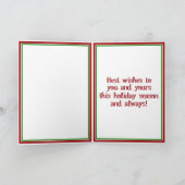 Bonsai kerstboom feestdagen kaart (Binnen)