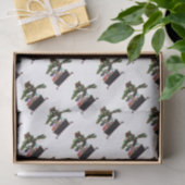 Bonsai kerstboom tissuepapier (Geschenk)