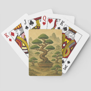 Bonsai Landschap Pokerkaarten