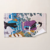 Bonsai Master japonais, Kuniyoshi, Ukiyo-e (Serviette à main)