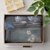 Bonsai Oosterse bloemen stilleven Tissuepapier (Geschenk)