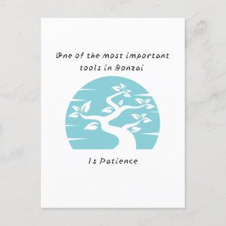 Bonsai Patience Briefkaart
