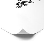 Bonsai Poster met tekst (Hoek)