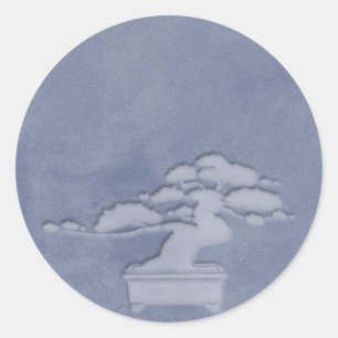 bonsai ronde sticker