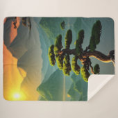 Bonsai Sherpa Blanket Sherpa Deken (Voorkant (horizontaal))