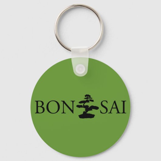 Bonsai Silhouette Sleutelhanger (Voorkant)