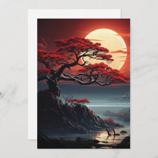 Bonsai Tree Aankondiging (Voorkant / Achterkant)