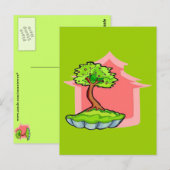 Bonsai Tree Briefkaart (Voorkant / Achterkant)