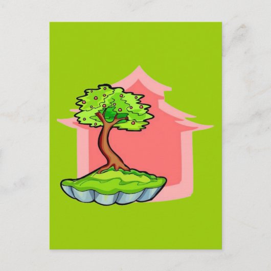 Bonsai Tree Briefkaart (Voorkant)