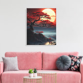 Bonsai Tree Canvas Afdruk (Insitu (Woonkamer))
