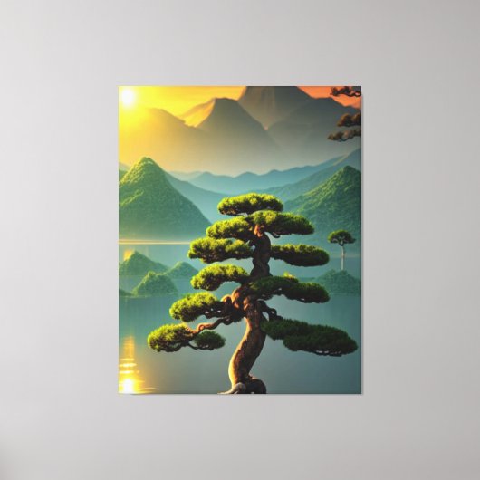 Bonsai Tree Canvas afdrukken (Voorkant)