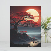 Bonsai Tree Feestdagenkaart (Staand voorkant)