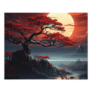 Bonsai Tree Foto Afdruk