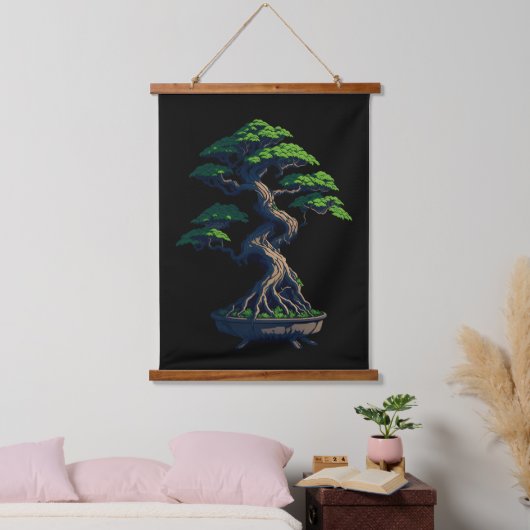 Bonsai Tree Hangend Wandkleed (Slaapkamer)
