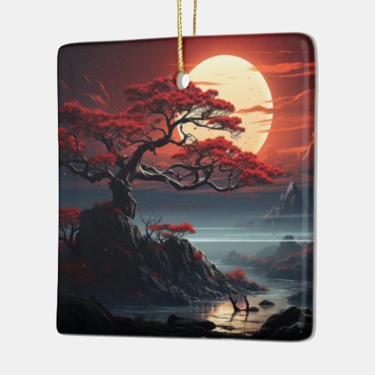 Bonsai Tree Keramisch Ornament (Links)