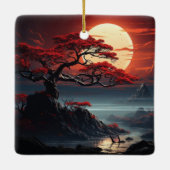 Bonsai Tree Keramisch Ornament (Achterkant)