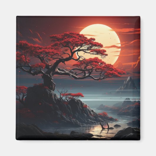 Bonsai Tree Magneet (Voorkant)