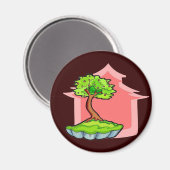 Bonsai Tree Magnet Magneet (Voorkant / Achterkant)