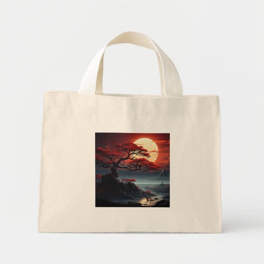 Bonsai Tree Mini Tote Bag (Voorkant)