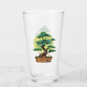 Bonsai Tree Sunshine Glas (Achterkant)