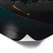 Bonsai van goud perfect poster (Hoek)