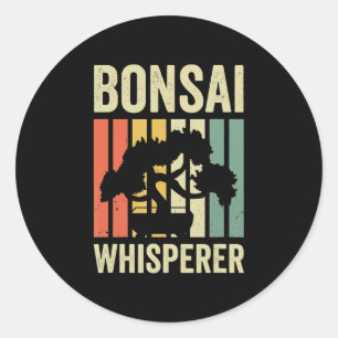 Bonsai Whisperer Japanse Plant kweek Zen me Ronde Sticker