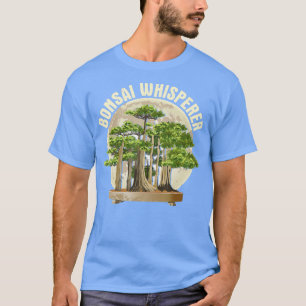 Bonsai Whisperer Retro Gardener Natuur Bonsai Tre T-shirt