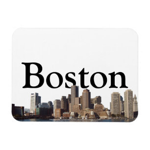 Bonston, MA Skyline met Boston in the Sky Magneet