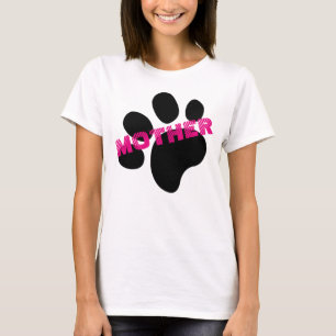 Bont Baby Moeder Pootafdruk Moederdag Cadeau T-shirt