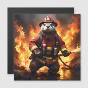 **"Bont en Vlammen: De Otter-brandweerman's Tegeng