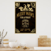 Bont & Fright OG Flyer Poster (Keuken)