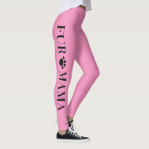 Bont Mama Met Poot Roze Vrouwen Leggings