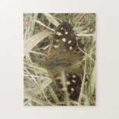 Bont Zandoogje Vlinder Puzzel (Verticaal)