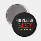 Bontdrager schuldig magneet (Voorkant / Achterkant)