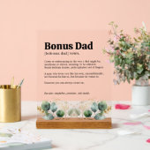 Bonus Dad Definition Acryl Bord (Huwelijk)