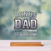Bonus Dad of a Baller Vintage Sports Shirt Design_ (Neutre)