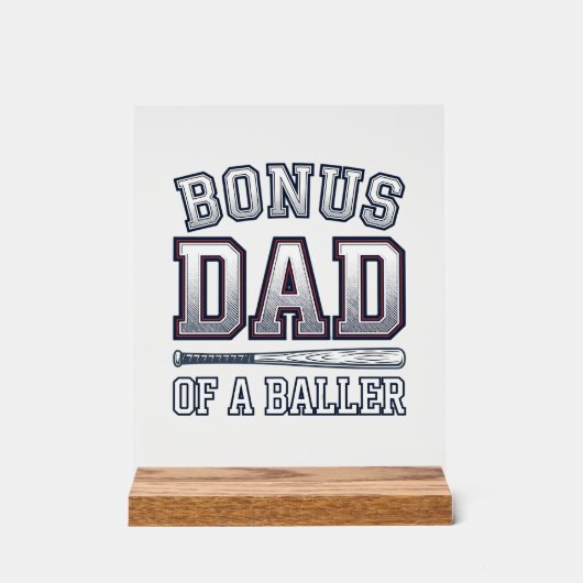 Bonus Dad of a Baller Vintage Sports Shirt Design_ (Recto)