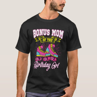 Bonus mam van de 'Birthday Girl Roller' Schaatsen  T-shirt