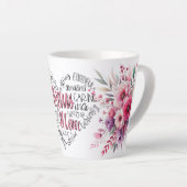 Bonus Maman Fête de la Mère Latte Mug (Angle droit)