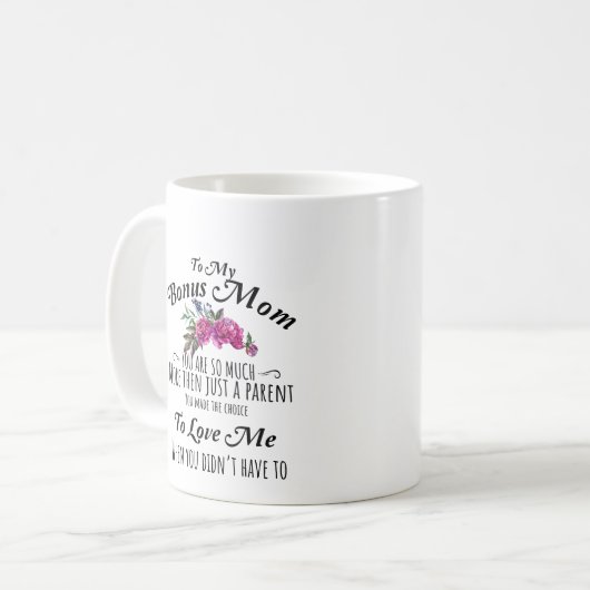 Bonus Maman Mug pour Step Mother (Devant gauche)